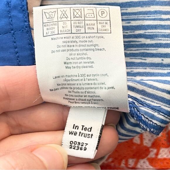 Ted Baker Swim Trunks Men's size 6 ( XXL) Blue - Picture 11 of 11